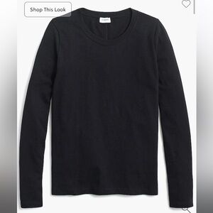 J. Crew Factory Long-sleeve crewneck girlfriend tee